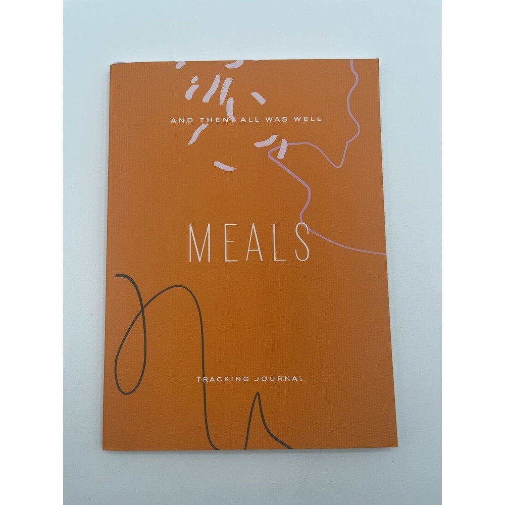 ANTHROPOLOGIE Meals Tracking Journal - And Then, All Was Well! NEW